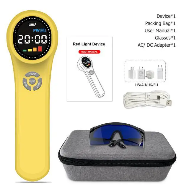 Alt view image 5 of 7 - ZJKC Class 4/3b Cold Laser Therapy Device for Pain Relief Wound Healing Handheld