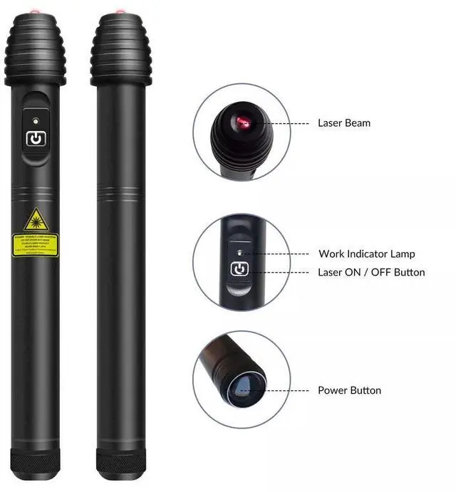 Alt view image 7 of 7 - ZJKC 100mW 808nm LLLT Cold Laser Therapy Acupuncture Pen for Pain Relief Joint Neck