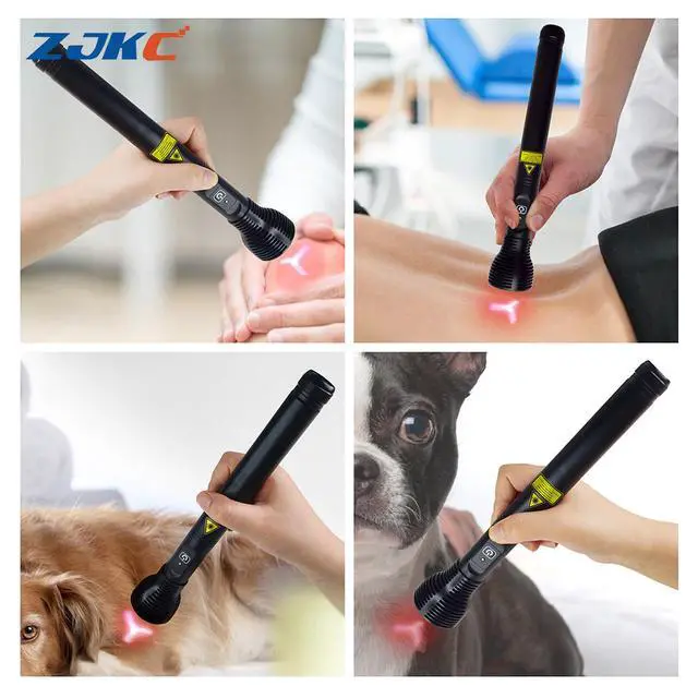 Alt view image 4 of 6 - ZJKC 1000mW 808nmx3 Cold Laser Red Infrared Light Therapy Pen for Pain Relief