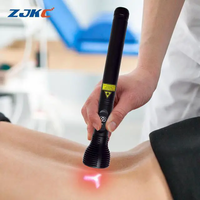 Alt view image 5 of 6 - ZJKC 1000mW 808nmx3 Cold Laser Red Infrared Light Therapy Pen for Pain Relief