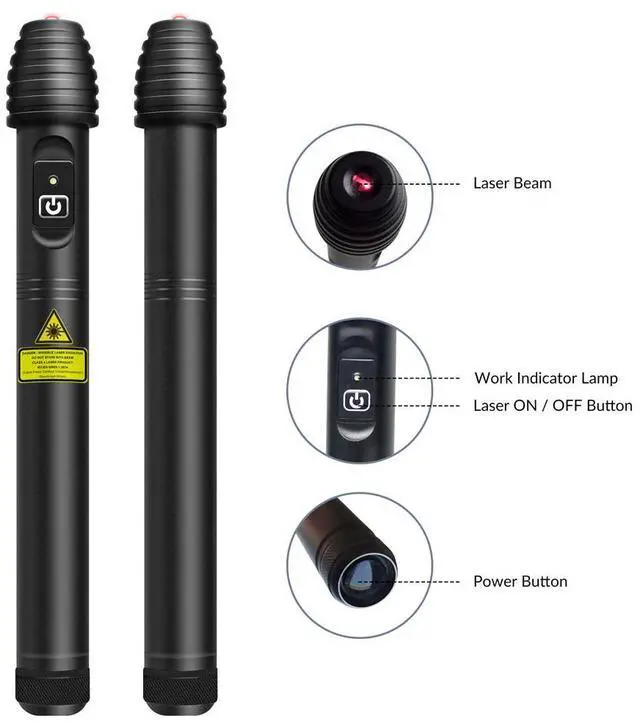 Alt view image 7 of 7 - ZJKC 100mW 808nm Cold Laser Treatment for Feet Back Shoulfer Pain Acupuncture Pen