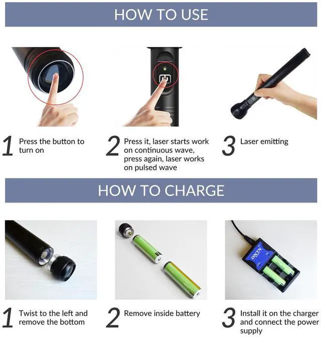 Alt view image 5 of 7 - ZJKC 1500mW 808nm Rechargeable Laser Stimulation Of Acupuncture Points Pen for Pain