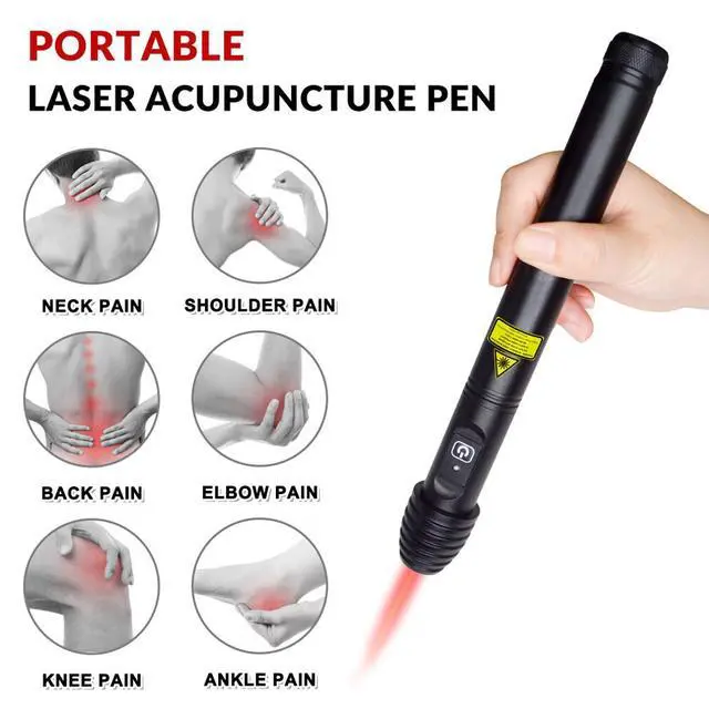 Alt view image 5 of 7 - ZJKC 500mW Laser Treatment for Knee Pain Stimulation of Acupuncture Points Pen 808nm