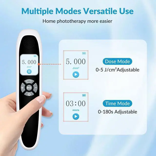 Alt view image 5 of 6 - ZJKC 308nm Skin Desease Treatment Blue Uv Light Therapy Device Home Use 45mW/cm2