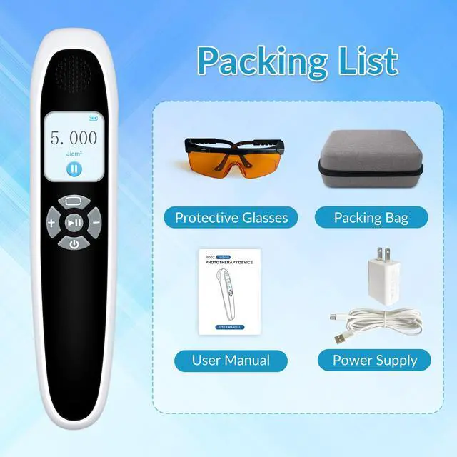 Alt view image 5 of 7 - ZJKC 308nm Excimer Home Phototherapy Device for Skin Diseases Uvb Light 20mW/cm2