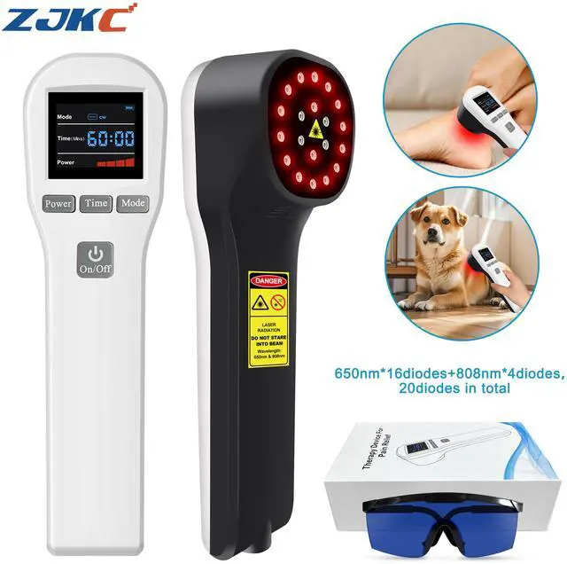 Main image of ZJKC 880mW Low Level Laser Therapy Treatment Device for Pain Relief 650nm 808nm