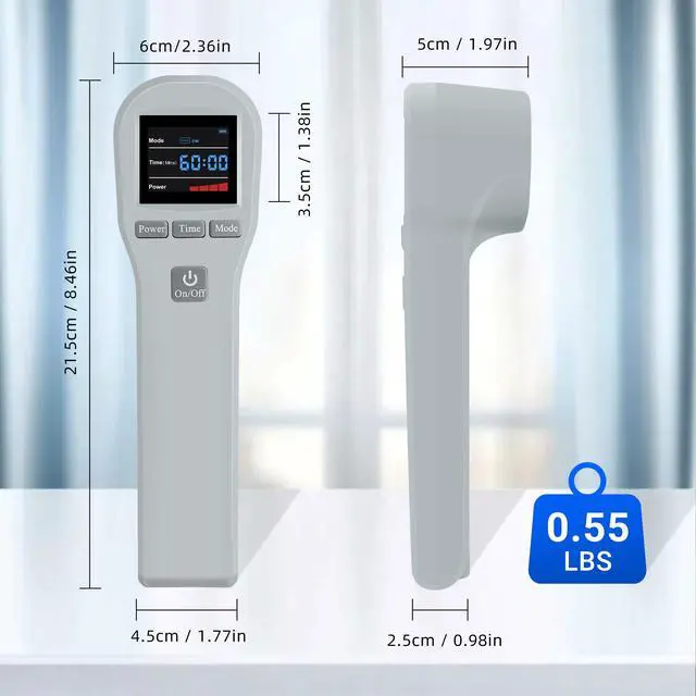 Alt view image 4 of 7 - ZJKC LLLT Cold Laser Therapy Device 4 * 808nm+16 * 650nm Human/Vet for Pain Relief