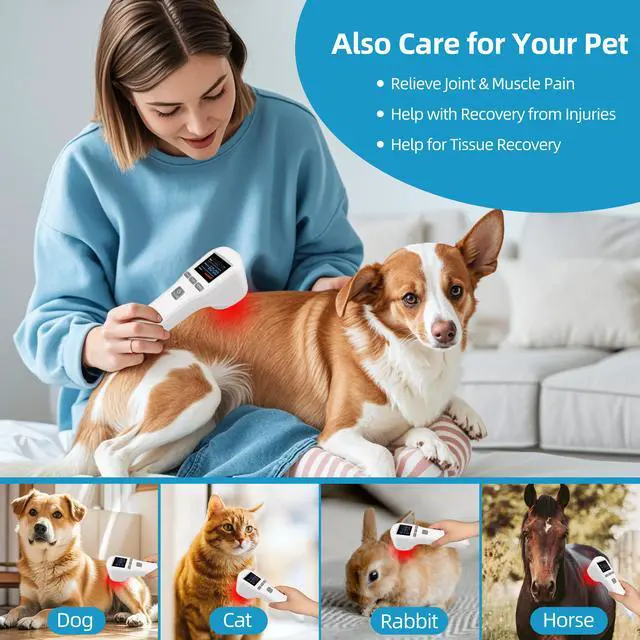 Alt view image 3 of 7 - ZJKC 880mW Shoulder Therapy Cold Laser Treatment Device for Pain Relief 650nm 808nm