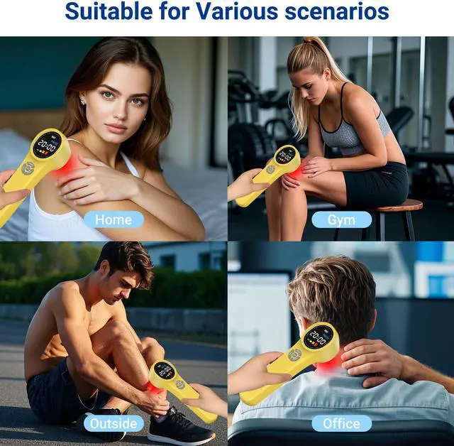 Alt view image 3 of 6 - ZJKC 1760mW Red Near Infrared Light Therapy Cold Laser Treatment for Pain Relief