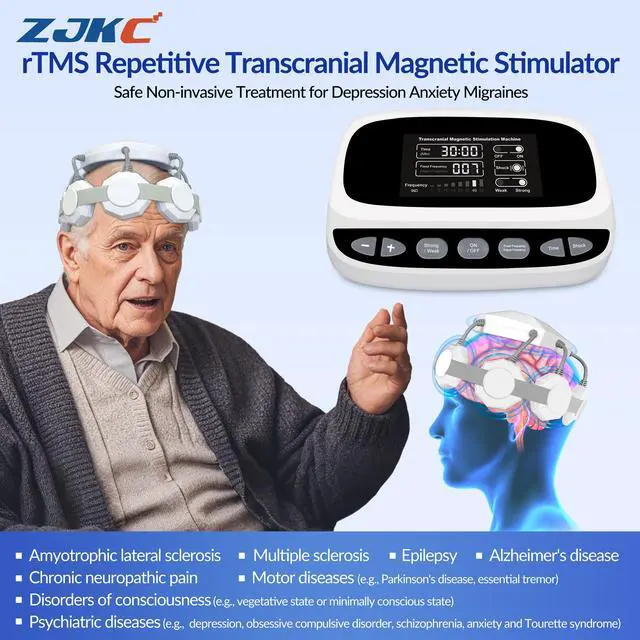 Main image of ZJKC TMS Transcranial Magnetic Therapy for Depression Anxiety Ocd Insomnia Treatment