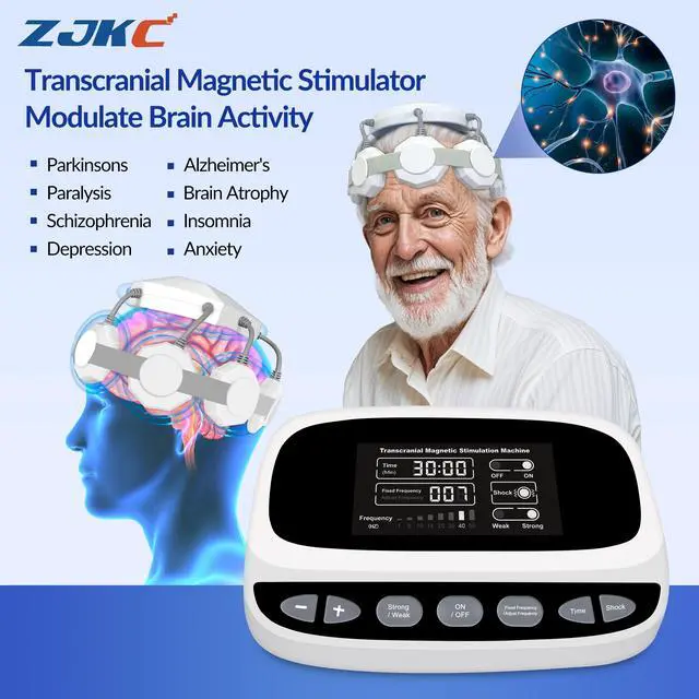 Main image of ZJKC TMS Therapy for Alzheimer Depression Insomnia Transcranial Magnetic Stimulation