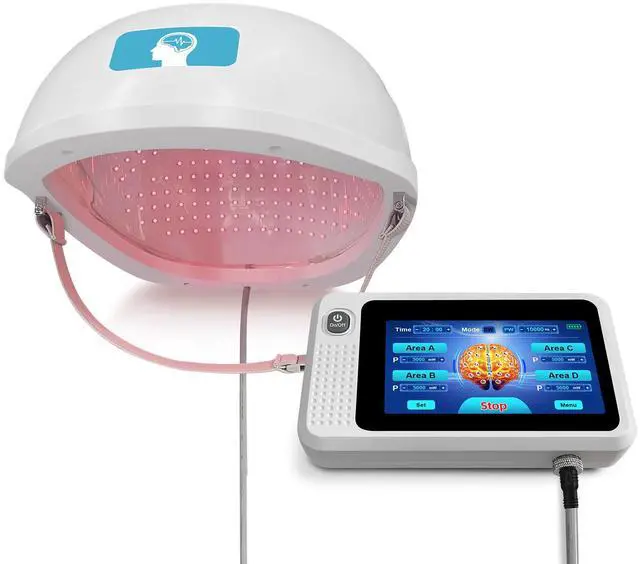Main image of ZJKC Clinice Use 810nm Photobiomodulation Brain 256 Lamps Helmet Red Light Therapy Helmet for Dementia