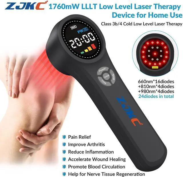Main image of ZJKC Painless 1760Mw Low Level Laser Therapy Laser Treatment For Pain And Inflammation Rheumatoid Arthritis Inflammation