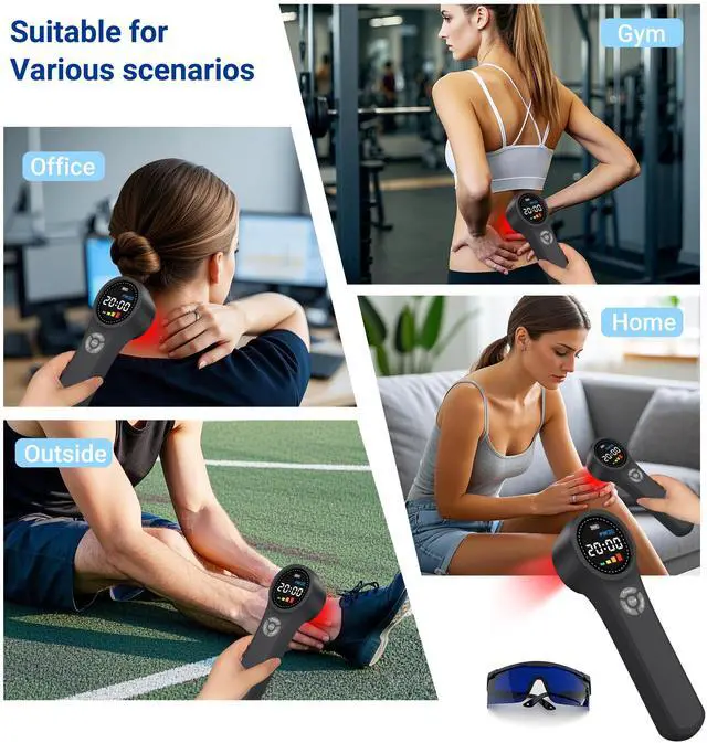 Alt view image 3 of 6 - ZJKC Painless 1760Mw Low Level Laser Therapy Laser Treatment For Pain And Inflammation Rheumatoid Arthritis Inflammation