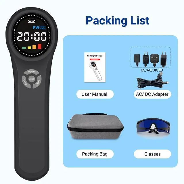 Alt view image 5 of 6 - ZJKC Painless 1760Mw Low Level Laser Therapy Laser Treatment For Pain And Inflammation Rheumatoid Arthritis Inflammation