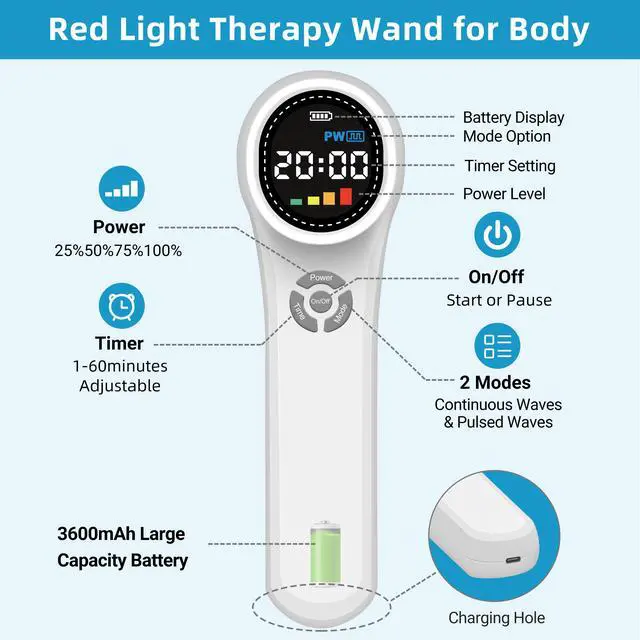 Alt view image 4 of 7 - ZJKC Clinice Use 1760Mw Red Laser Therapy Laser Acupuncture Near Me For Inflammation Relief