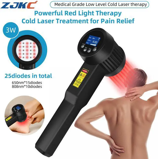 Main image of 3W Red Infra Light Therapy Device Advanced Laser Therapy Cold Laser Therapy For Arthritis Shoulder Pain