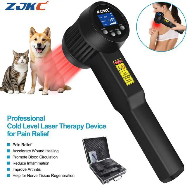 Main image of ZJKC 8W Low Level Cold Laser Physical Therapy Device For Huamn Pets Pain Relief