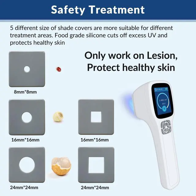 Alt view image 6 of 7 - ZJKC 308nm Excimer System Ultraviolet Light Therapy Device for Skin Diseases 49Diodes