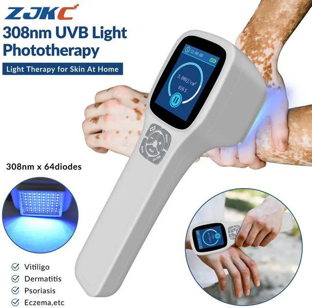 Main image of ZJKC 308nm Phototherapy Lamp for Skin Treatment 49 Diodes UVB Light Therapy