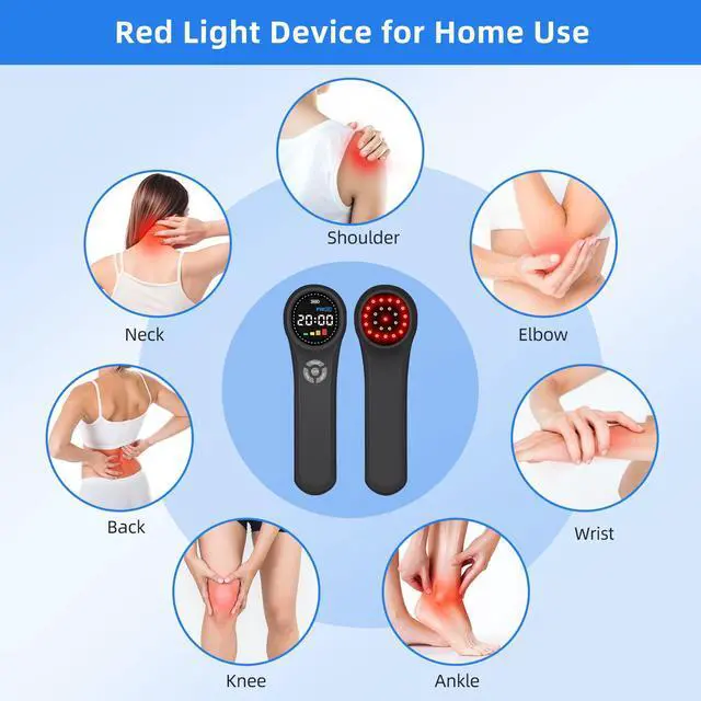 Alt view image 3 of 6 - ZJKC 1760mW Cold Laser Class 3b/4 Red Infrared Light Therapy Device for Pain Relief