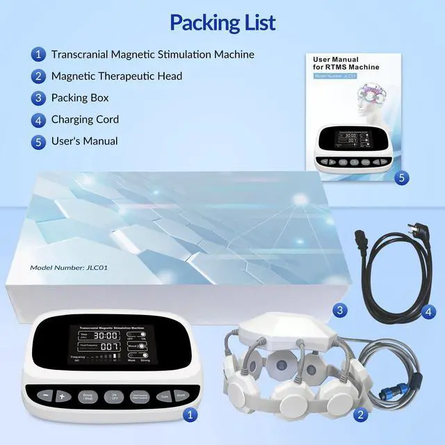 Alt view image 7 of 7 - ZJKC Transcranial Magnetic Stimulation Therapy Machine for Parkinson Schizophrenia