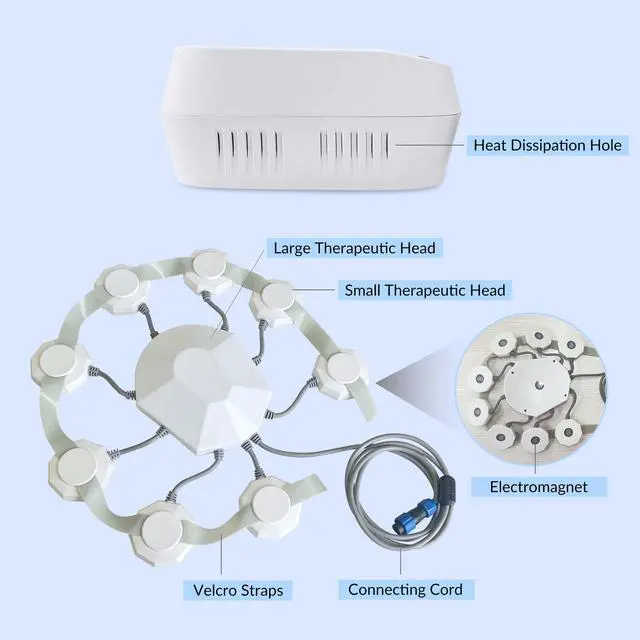 Alt view image 4 of 7 - ZJKC Transmagnetic Stimulation Therapy Brain Treatment for Schizophrenia Depression