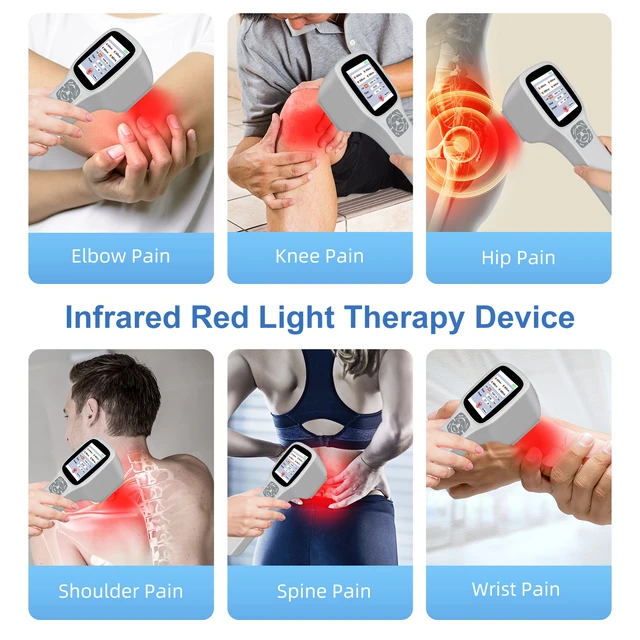 Alt view image 4 of 7 - ZJKC 2500mW Cold Laser Therapy Device for Pain Relief, Red Light Laser Therapy for Pain, 4 Wavelengths 650nm 808nm 905nm 980nm, 25 Diodes, Handheld Laser Physiotherapy Machine, Rechargeable