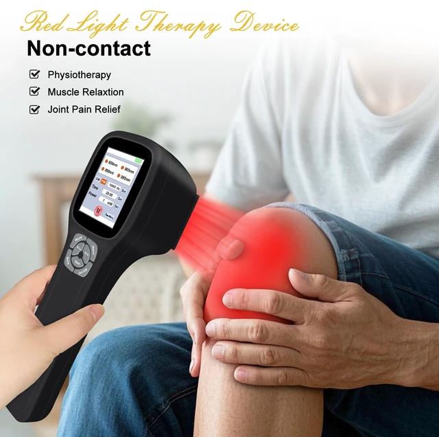 Alt view image 4 of 7 - ZJKC 2500mW Cold Laser Therapy Device for Humans and Pets, Laser Therapy for Pain Relief, Veterinary Laser Therapy for Dogs and Horses, 4 Wavelength Red Light Therapy Laser, 25 Diodes, Rechargeable