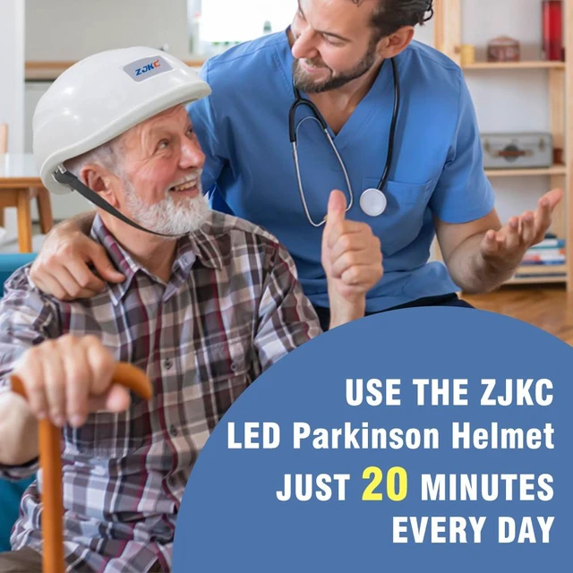 Alt view image 3 of 7 - ZJKC Near Infrared Light Therapy Helmet 810nm, 280 LED Photobiomodulation Device, 15W Output, Adjustable Pulse Modes, 1-60 Min Timer, Rechargeable Hands-Free Design for Home Use