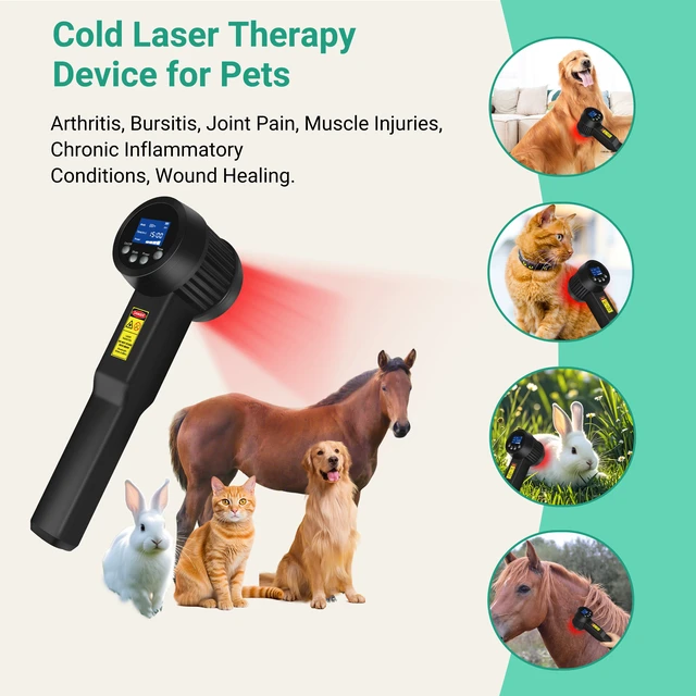 Alt view image 3 of 7 - ZJKC LRP5W-650&808 Cold Laser Therapy Device 5W Dual Wavelength 25 Diodes