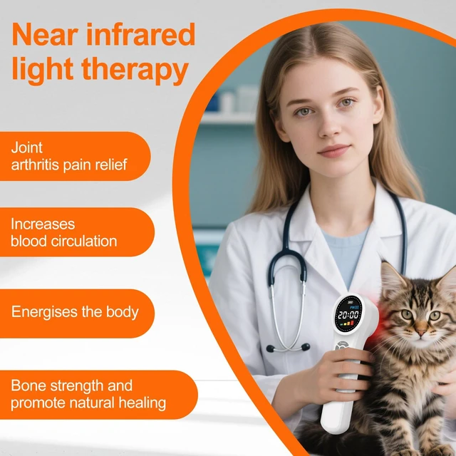 Alt view image 3 of 6 - ZJKC HHL02 GaAIAs Diode Light Therapy Wand, AC100-240V Universal Voltage for Home & Clinic Phototherapy Use