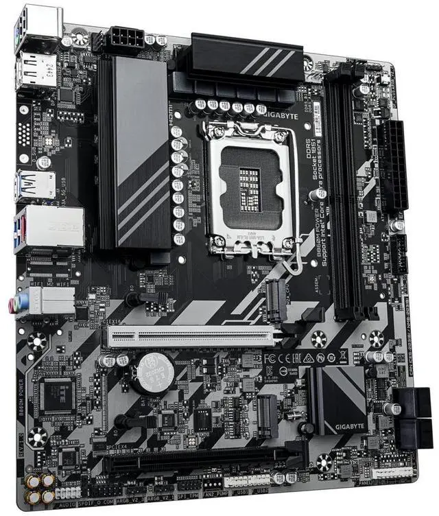 Alt view image 3 of 4 - GIGABYTE B860M POWER Intel Core Ultra (Series 2) LGA 1851 Motherboard, mATX, DDR5, 2x M.2, PCIe 5.0, 2.5GbE LAN