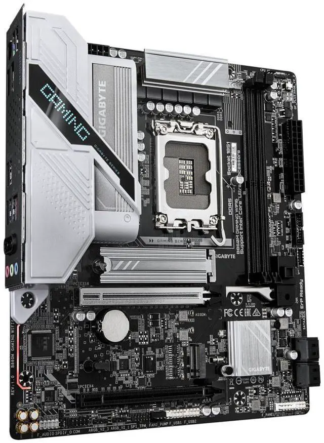 Alt view image 3 of 4 - GIGABYTE B860M GAMING WIFI6 Intel Core Ultra (Series 2) LGA 1851 Motherboard, mATX, DDR5, 2x M.2, PCIe 5.0, 2.5GbE LAN,WIFI 6