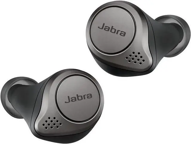 Main image of Jabra Elite 75t Wireless Charging - Titanium Black True Wireless Earbuds Titanium Black