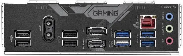 Alt view image 4 of 4 - GIGABYTE B760M GAMING X WIFI6E DDR4 GEN5 LGA 1700 Intel B760 M-ATX Motherboard with DDR4, Dual M.2, PCIe 5.0, Front USB 3.2 Gen 2 Type-C, 2.5GbE LAN, Q-Flash Plus, PCIe EZ-Latch