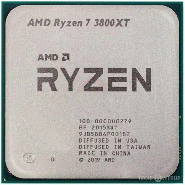 Main image of AMD Ryzen 7 3800XT - Ryzen 7 3rd Gen 8-Core 3.9 GHz Socket AM4 105W Desktop CPU Processor - OEM,No box