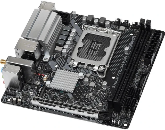 Alt view image 3 of 4 - ASRock B760M-ITX/D4 WiFi Supports 13th Gen & 12th Gen Intel® Core Processors (LGA1700)