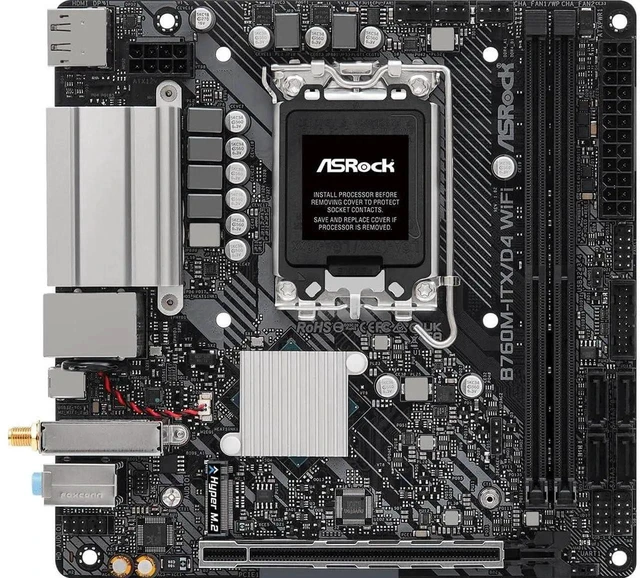 Main image of ASRock B760M-ITX/D4 WiFi Supports 13th Gen & 12th Gen Intel® Core Processors (LGA1700)