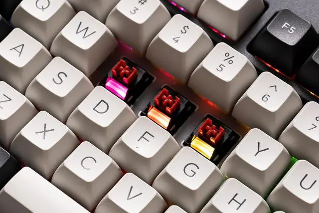 Alt view image 4 of 7 - Akko Dracula Linear Keyboard Switch with Diffuser for Backlit Mechanical Gaming Keyboard, 5-Pin 35gf Pre-Lubed Switches with Standard MX Structure (45pcs)