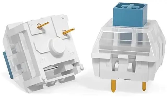 Alt view image 2 of 3 - Kailh Box Heavy Blue Switches for DIY Mechanical Keyboard,3-pin/60gf Clicky/RGB/LED/IP56 Water&Dustproof/Long Life switches(Blue,36pcs)