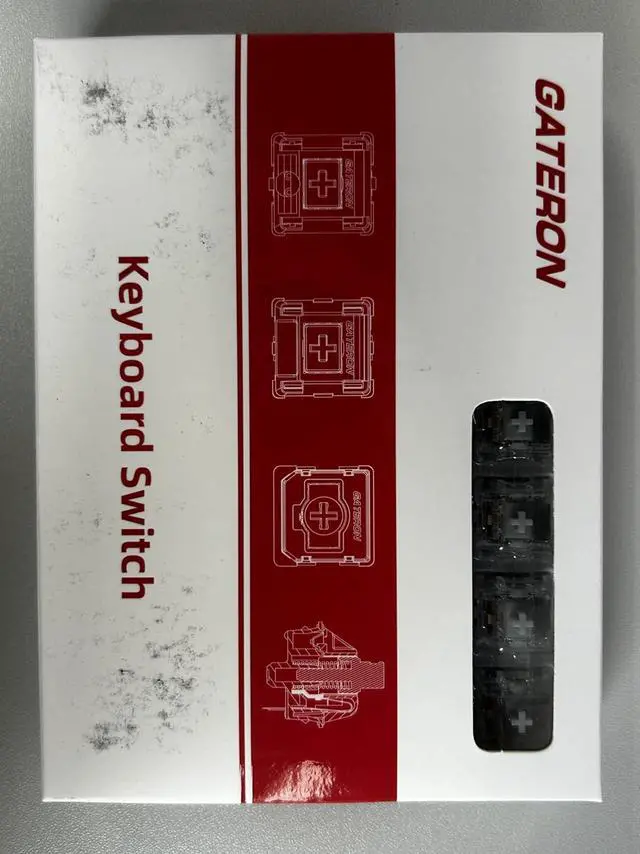 Alt view image 3 of 7 - GATERON Zero Degree Fully Silent Silver Keyboard Switches, Linear 0° Dual-Rail 45g Force SMD LED Key Switches Compatible for MX Mechanical Keyboard (35 PCS)