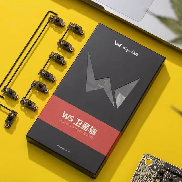 Alt view image 2 of 7 - MELETRIX WS V3.1 Stabs Silicon Version PCB Mount Screw-in Stabilizers 2u 6.25u 7u Stabilizers Mechanical Keyboard Screw Stabs 1.2mm