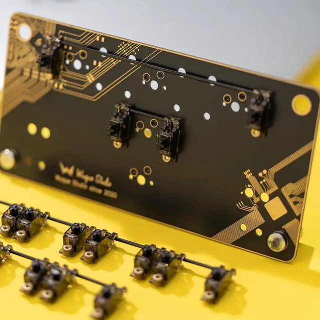 Alt view image 3 of 7 - MELETRIX WS V3.1 Stabs Silicon Version PCB Mount Screw-in Stabilizers 2u 6.25u 7u Stabilizers Mechanical Keyboard Screw Stabs 1.2mm