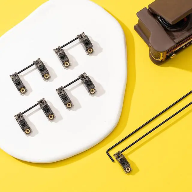 Alt view image 5 of 7 - MELETRIX WS V3.1 Stabs Silicon Version PCB Mount Screw-in Stabilizers 2u 6.25u 7u Stabilizers Mechanical Keyboard Screw Stabs 1.2mm