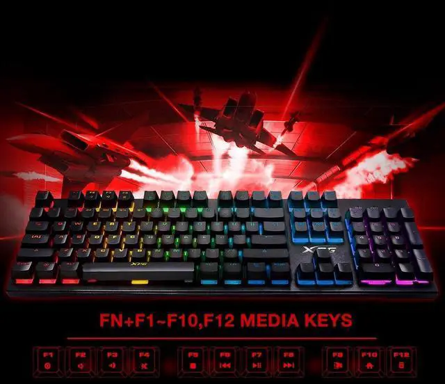 Alt view image 5 of 7 - XPG INFAREX K10 RGB Anti-Ghosting Keyboard (INFAREX K10)