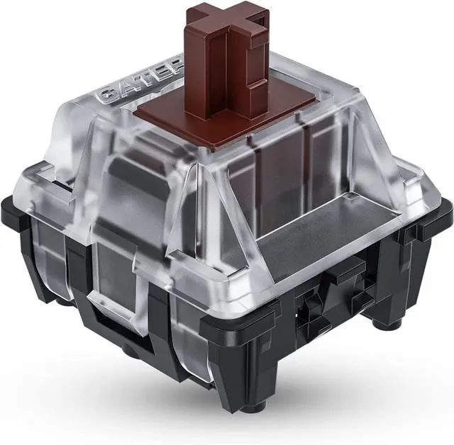 Main image of Ranked Gateron ks-15 Optical Key Switches for RGB Mechanical Gaming Keyboards | Plate Mounted (Gateron Optical Brown, 65 Pcs)