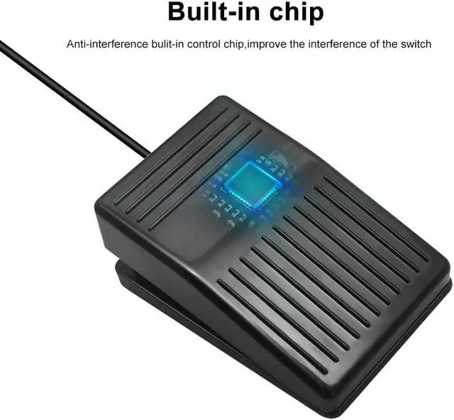 Alt view image 3 of 6 - USB Foot Pedal PC Single Foot Switch Foot Control Keyboard Mouse Programmable Keyboard for Video Game Office Work Page Turner