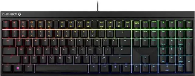 Main image of Cherry Xtfy MX 2.0S Wired Gaming Mechanical Keyboard with New MX2A Switches. (Black, MX2A Blue)