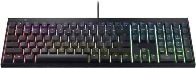 Alt view image 2 of 4 - Cherry Xtfy MX 2.0S Wired Gaming Mechanical Keyboard with New MX2A Switches. (Black, MX2A Blue)